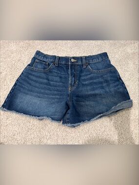 Old Navy Dark Blue Denim Cutoff Shorts Set of 2